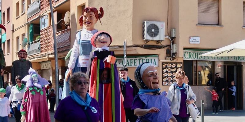 La Teresina va acompanyar al Pitus i l'Àvia Núria. FOTO: Cedida