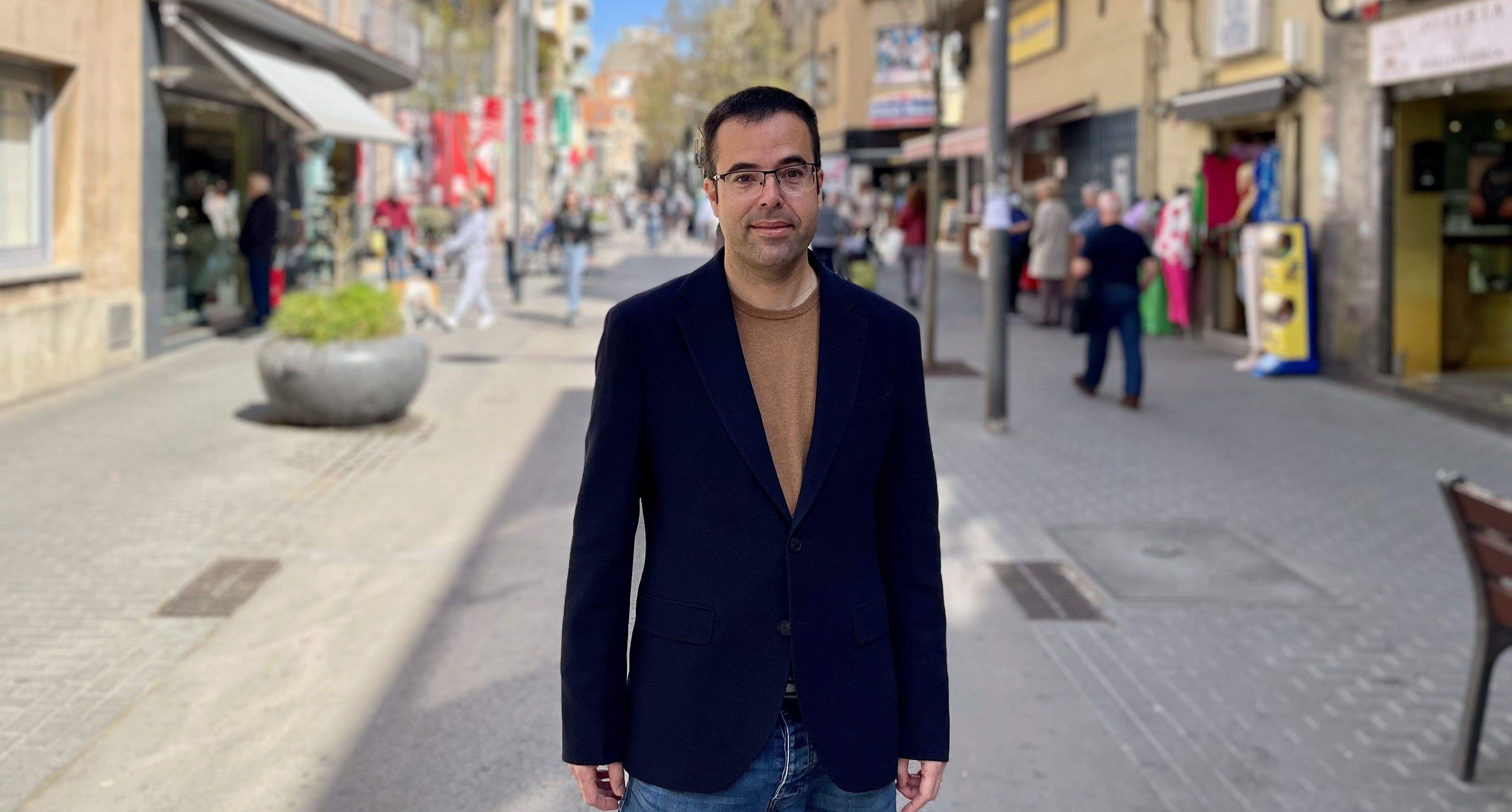Toni García, candidat de Veïns per Rubí a les pròximes eleccions municipals. FOTO: NHS