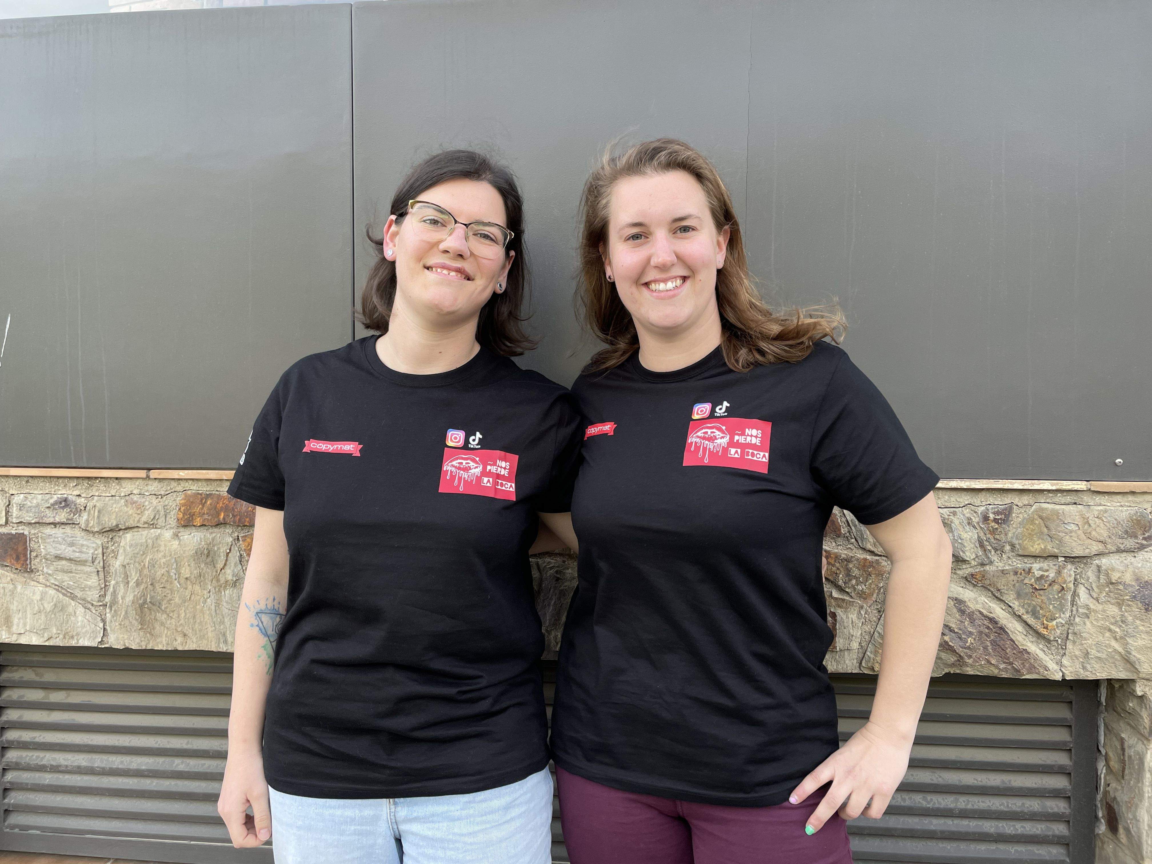 L'Annadara i la Mònica, influencers de contingut gastronòmic a Rubí. FOTO: Estela Luengo