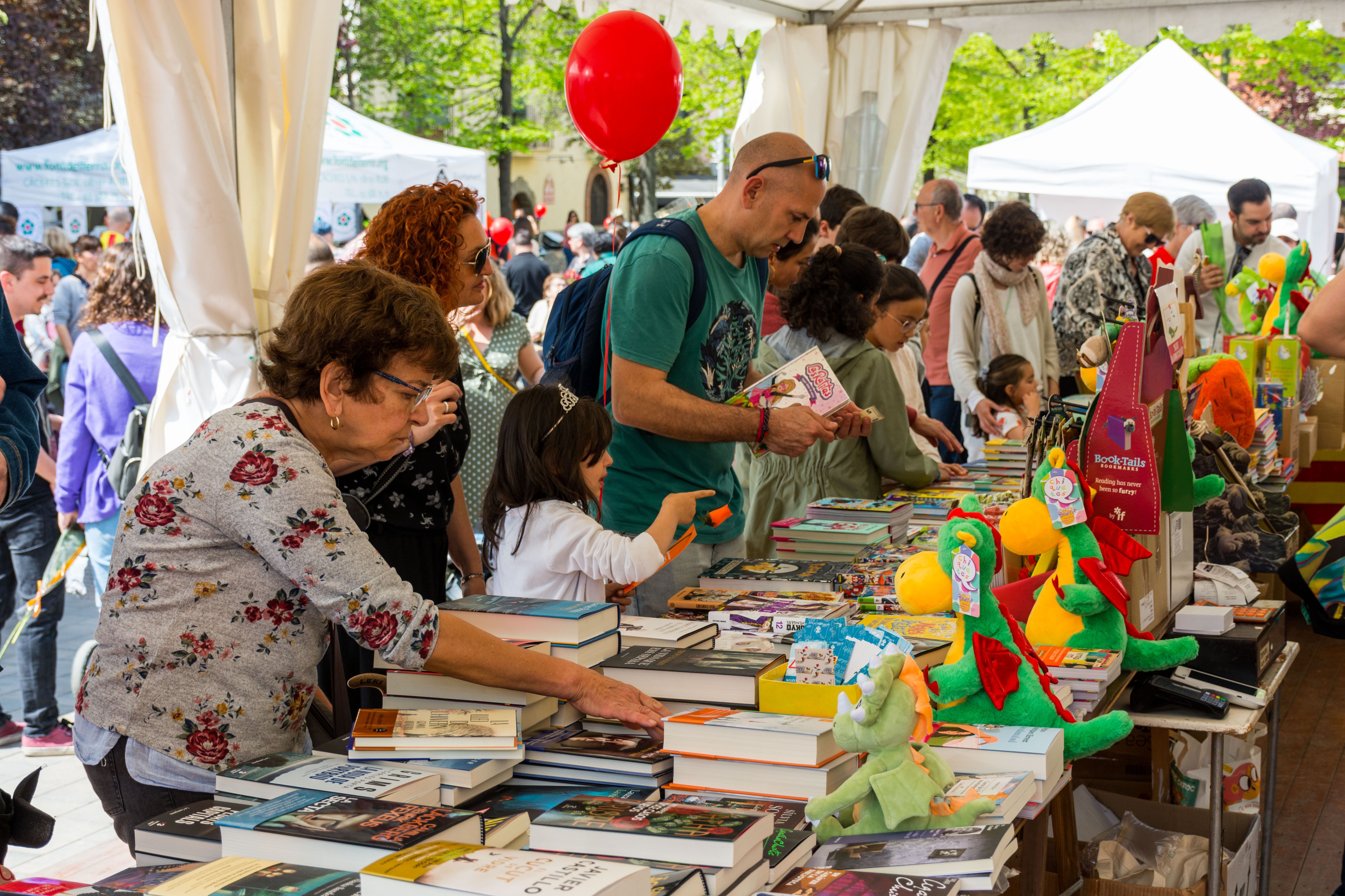 Sant Jordi 2023 a Rubí. FOTO: Carmelo Jiménez