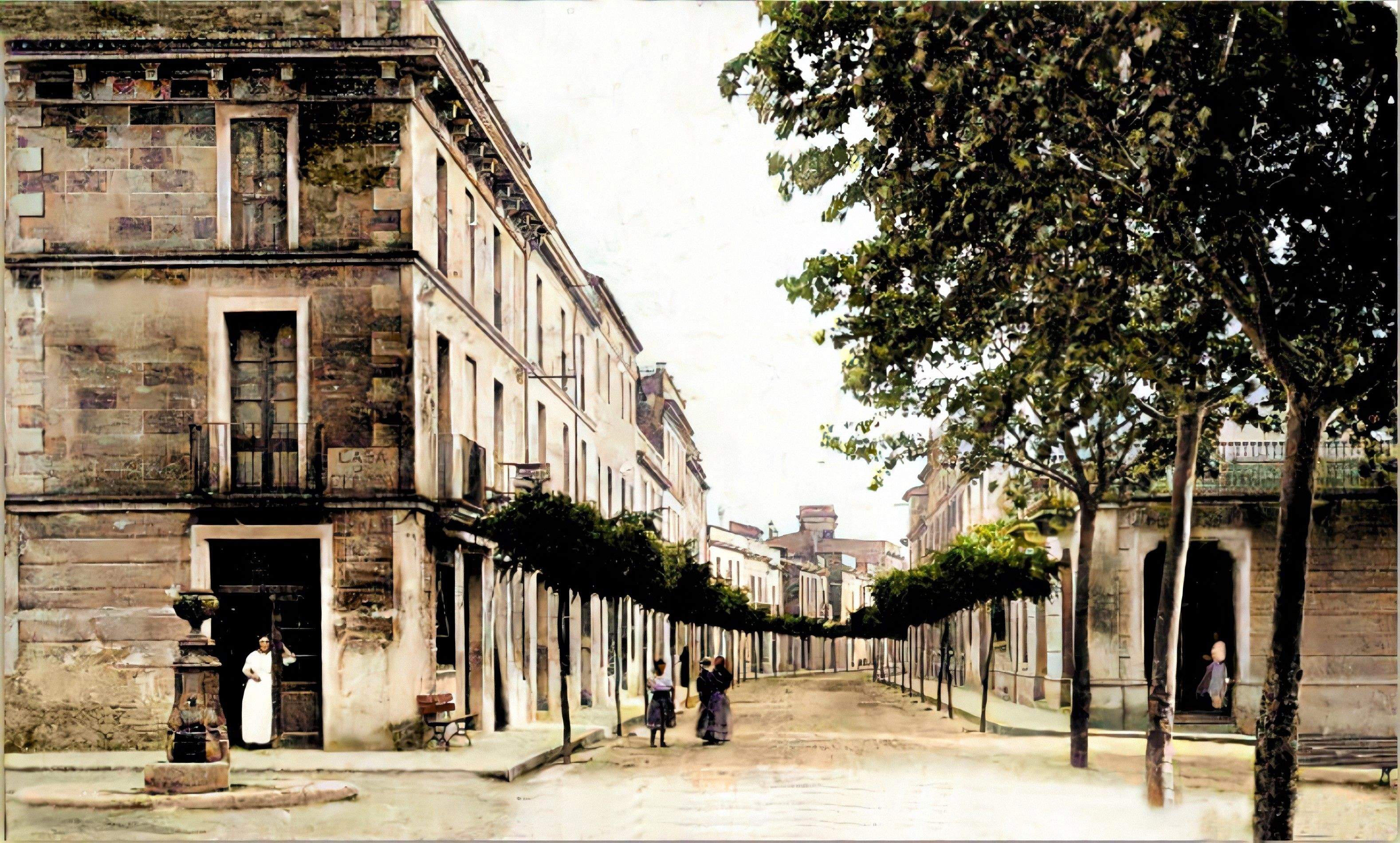 L'entrada al passeig d'Alfons Sala a principis del segle XX. FOTO: Àngel Toldrà