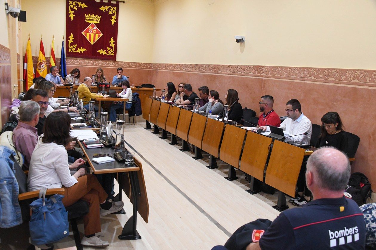 Ple municipal del mes d'abril. FOTO: Ajuntament