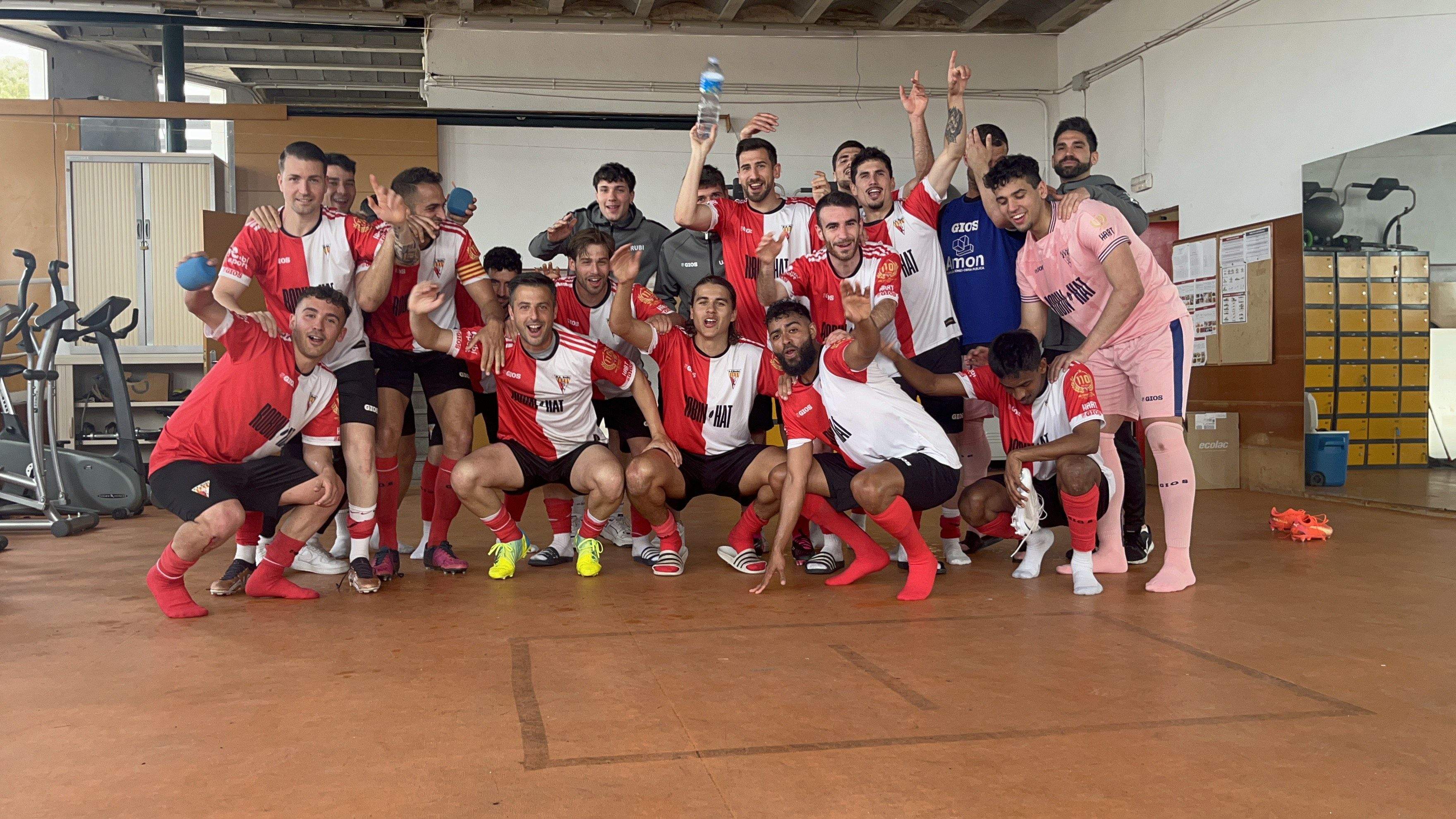 El Rubí guanya de nou i es col·loca segon a la classificació. FOTO: Cedida