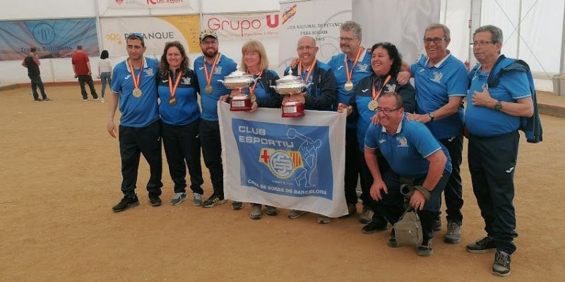 L'equip a la Lliga Nacional de Sords. FOTO: Cedida