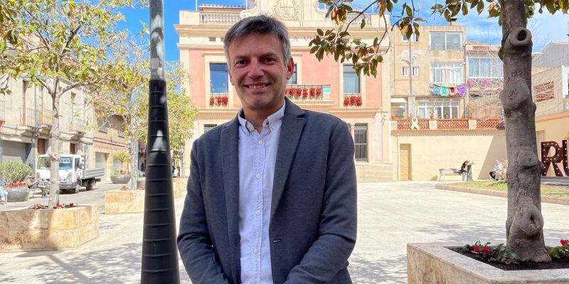 Xavier Corbera, candidat d'Esquerra Republicana de Catalunya a les eleccions municipals. FOTO: E.L.