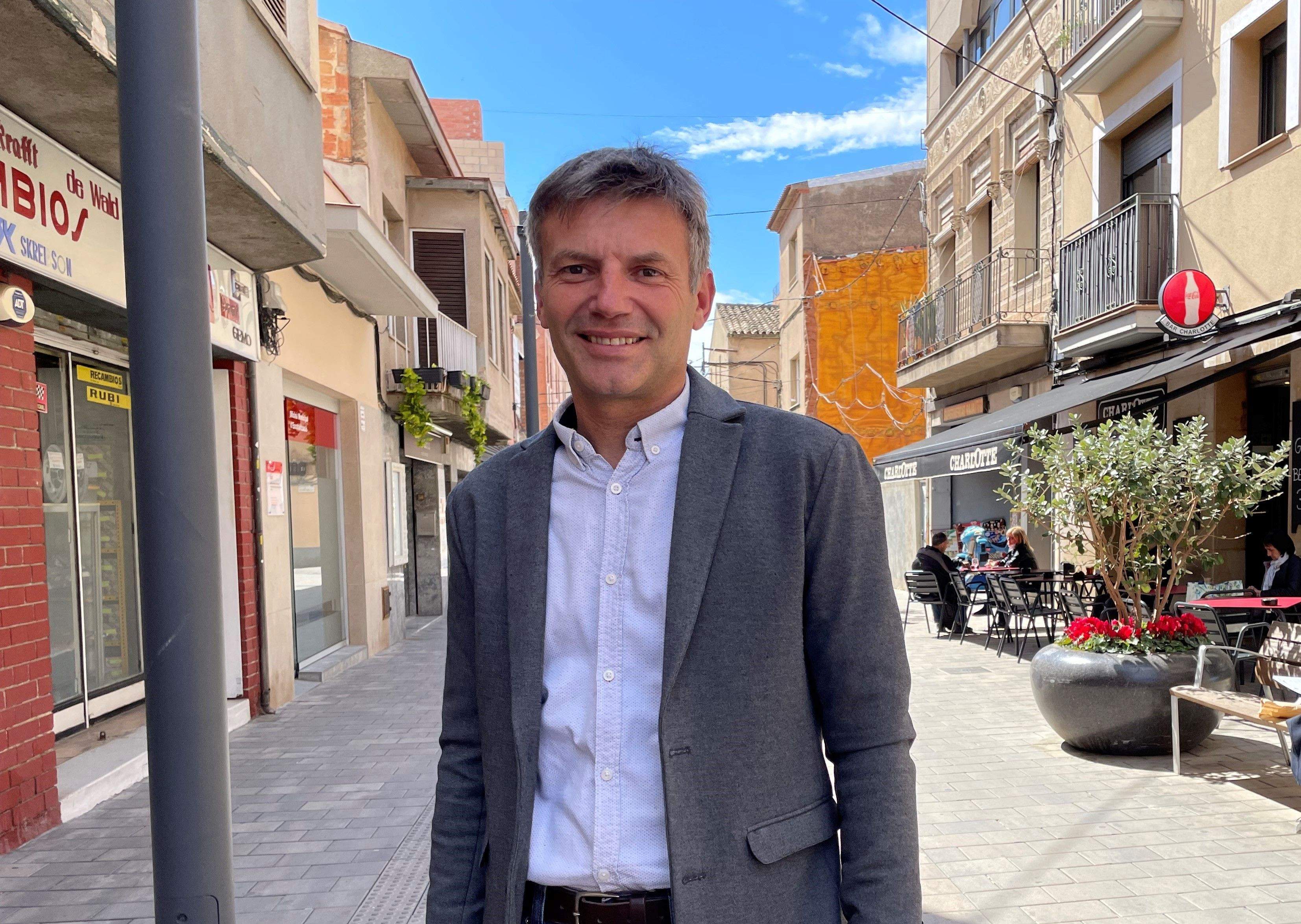Xavier Corbera, candidat d'Esquerra Republicana de Catalunya a les eleccions municipals. FOTO: E.L.
