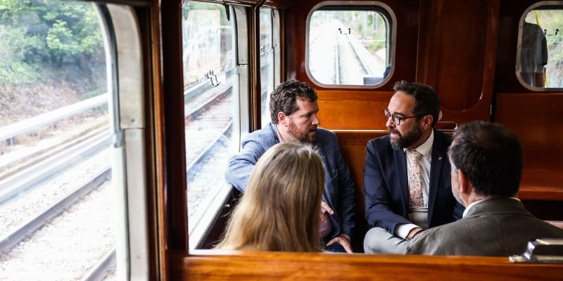 L'històric Tren Granota passarà per l'estació de Rubí. FOTO: ACN