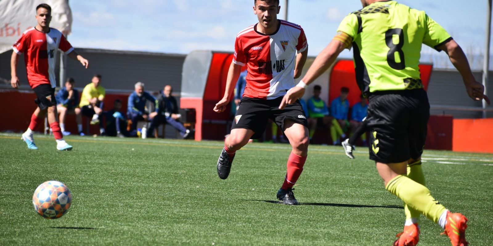 Jugadors de la UE Rubí en un partit anterior. FOTO: UE Rubí