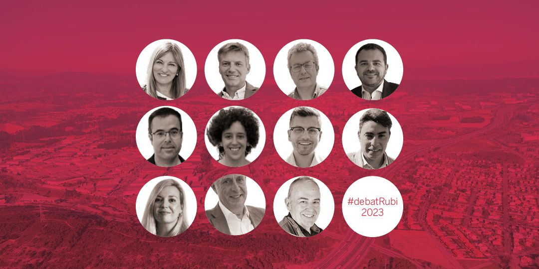Debat electoral amb els candidats a l'alcaldia de Rubí Debat electoral amb els candidats a l'alcaldia de Rubí
