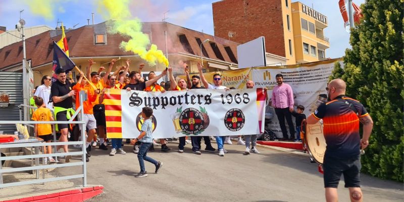 grup d'animació Supporters 1968. FOTO: Cedida