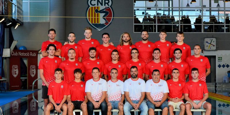 Equip Absolut Masculí de waterpolo. FOTO: Cedida Equip Absolut Masculí de waterpolo. FOTO: Cedida