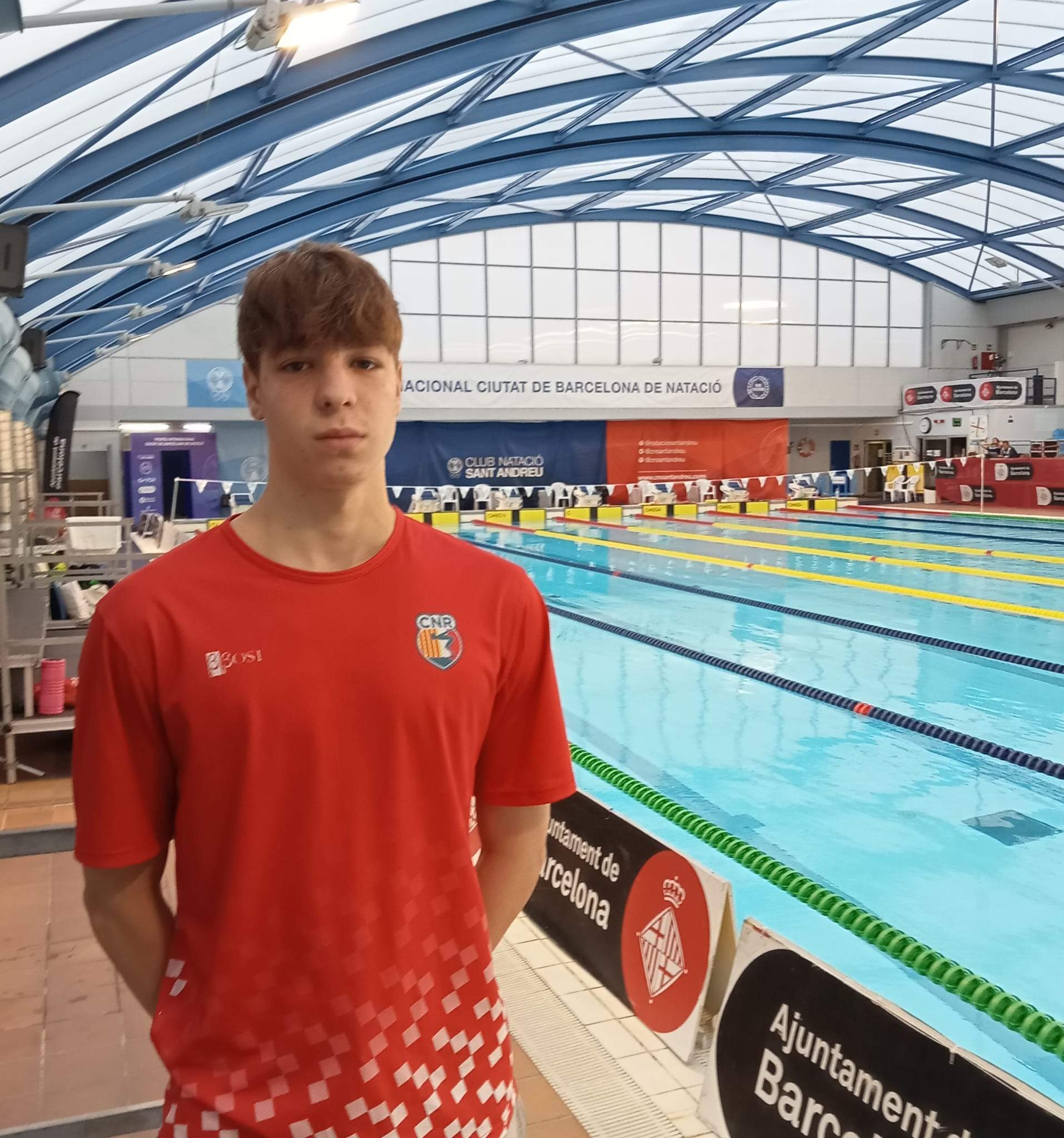 EI nedador Hèctor Ramos, que va batre un nou rècord absolut en natació. FOTO: Cedida