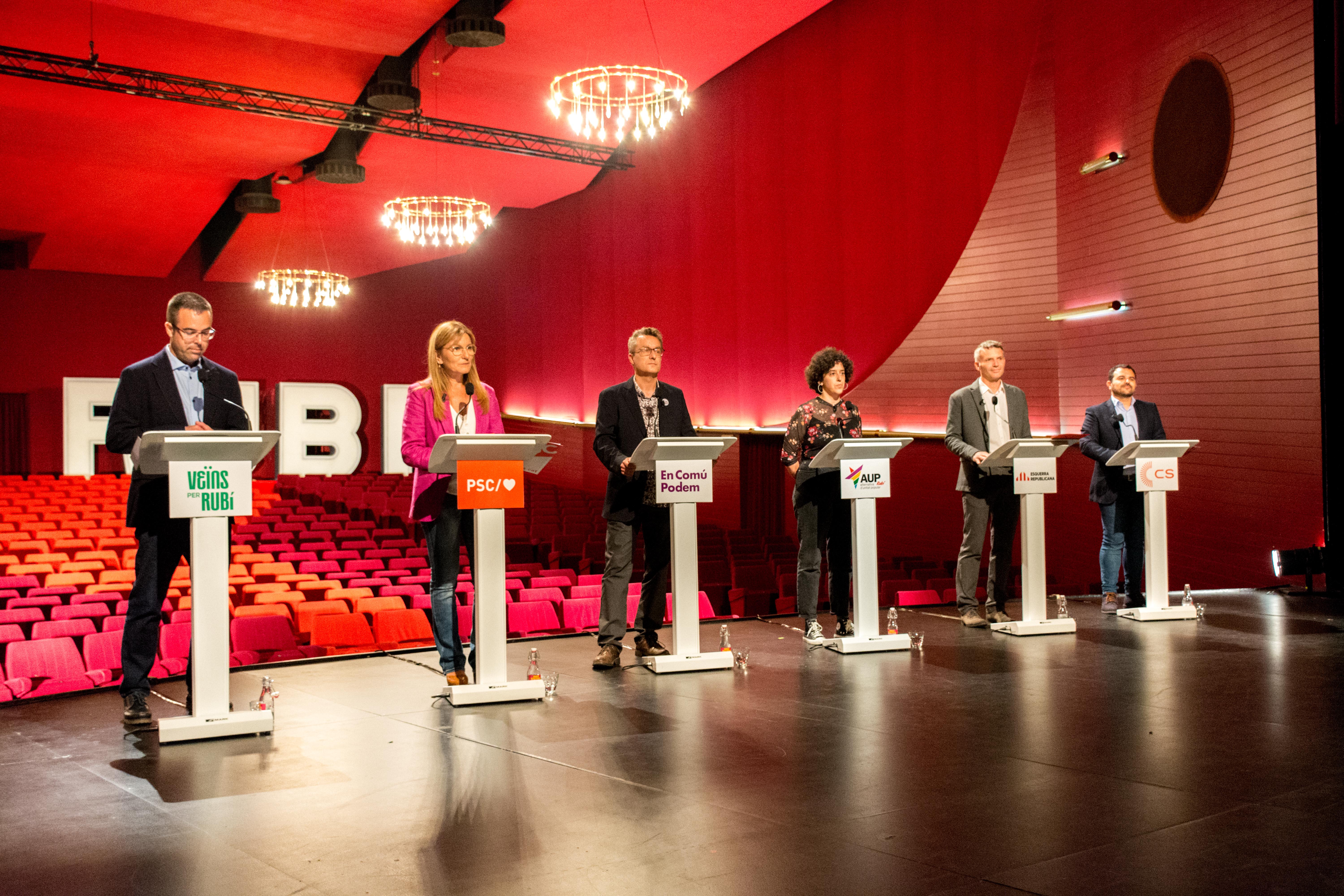 Debat electoral a Rubí 2023. FOTO: Carmelo Jiménez