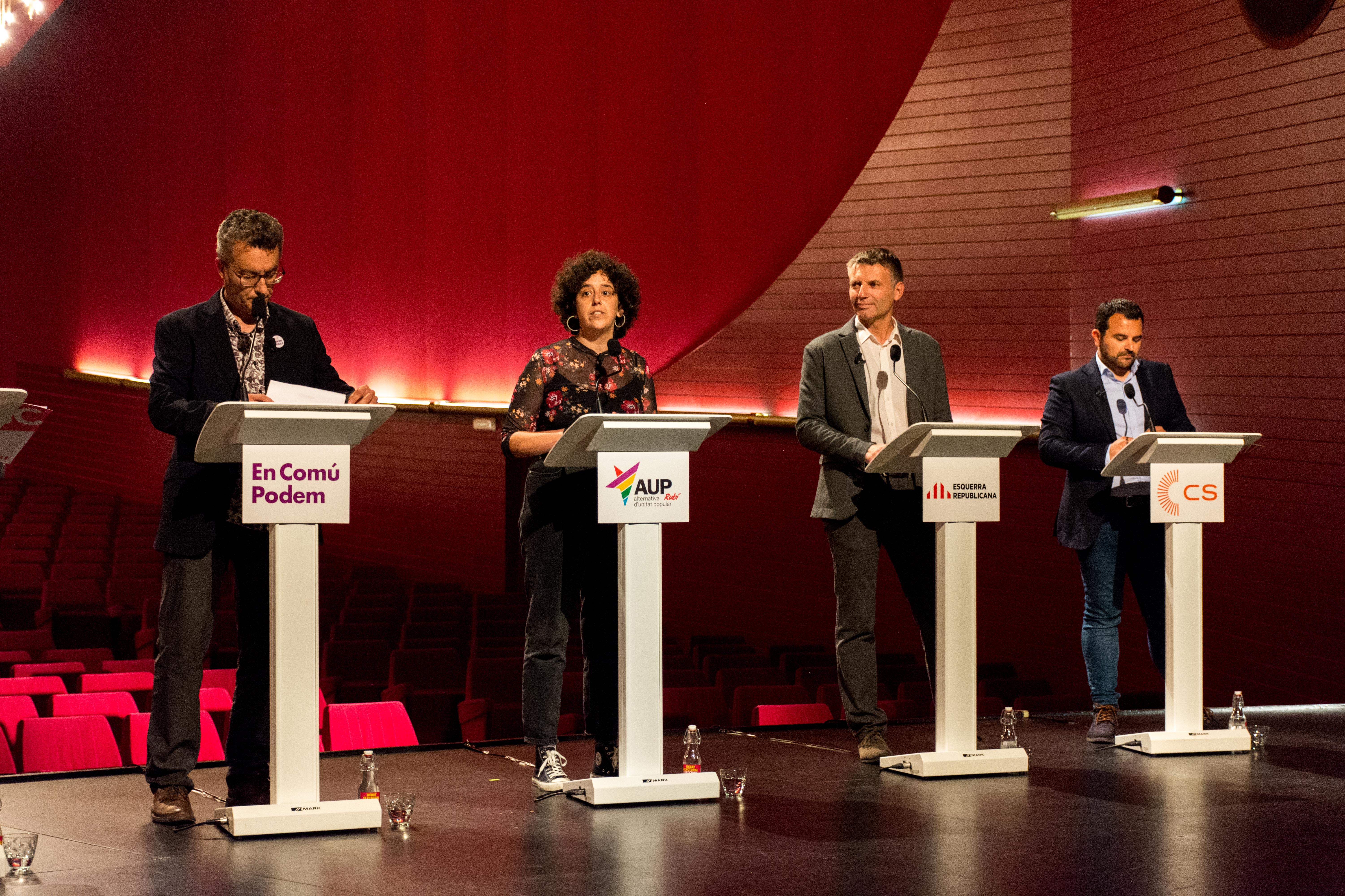 Debat electoral a Rubí 2023. FOTO: Carmelo Jiménez