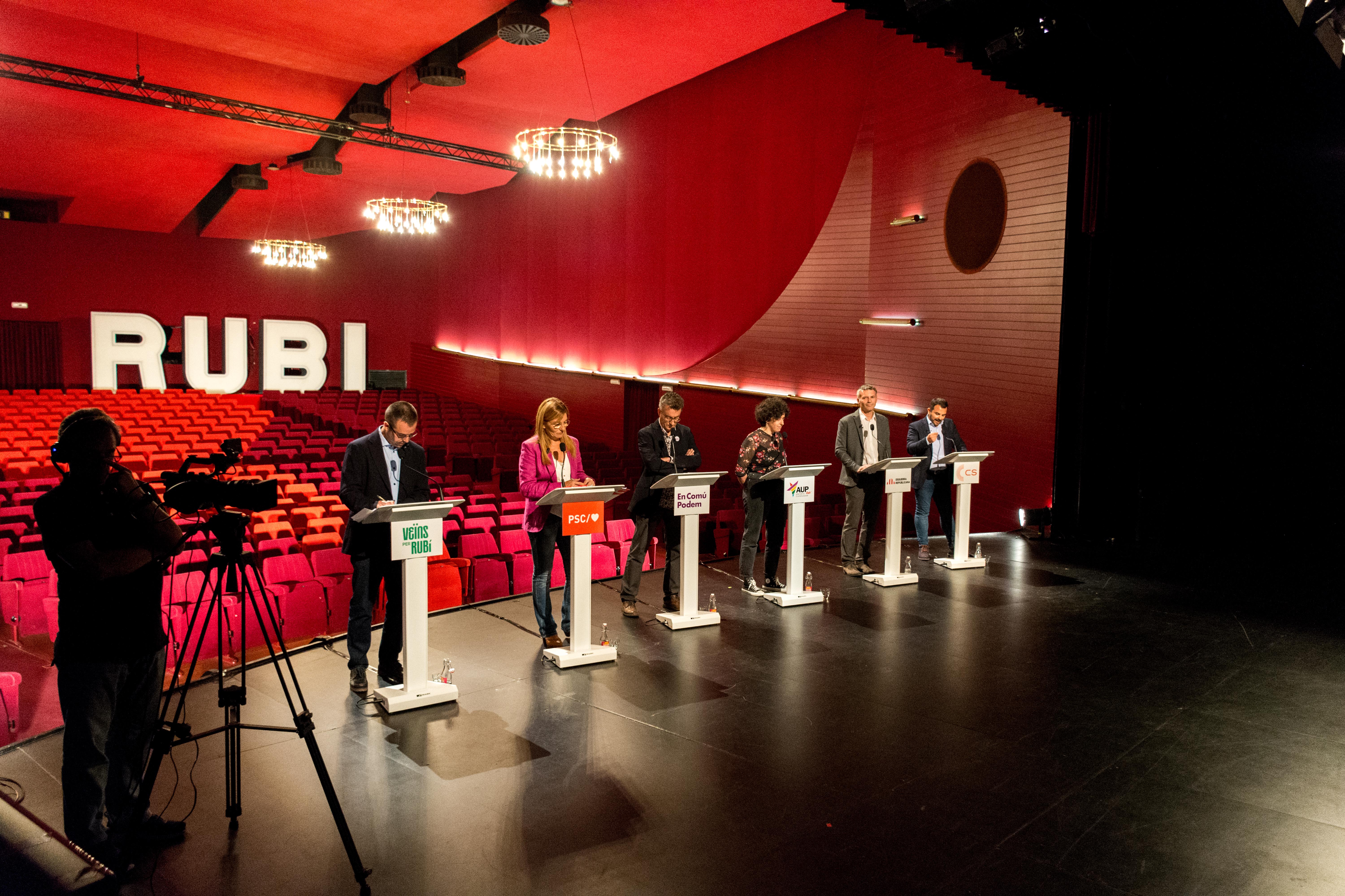 Debat electoral a Rubí 2023. FOTO: Carmelo Jiménez