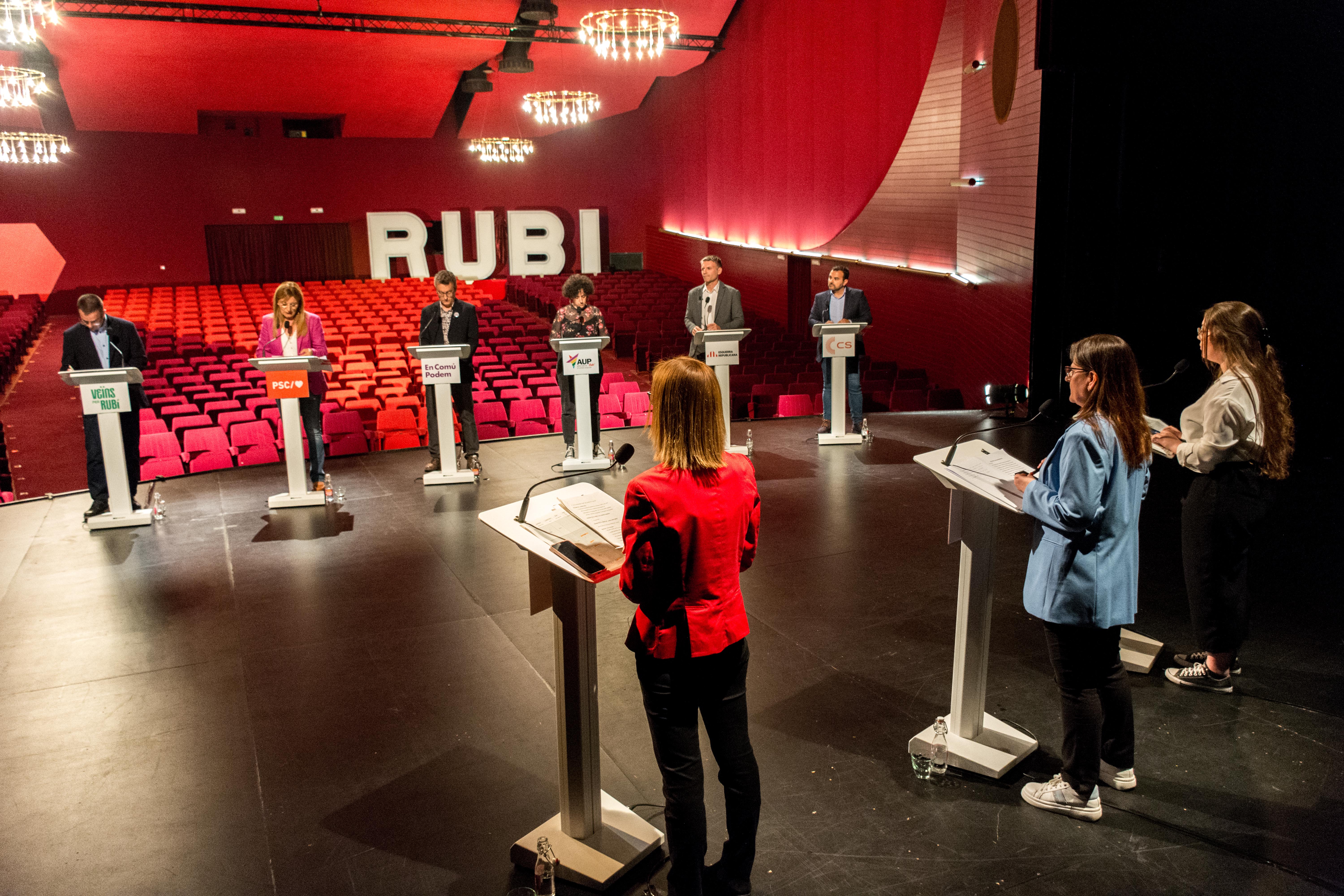 Debat electoral a Rubí 2023. FOTO: Carmelo Jiménez