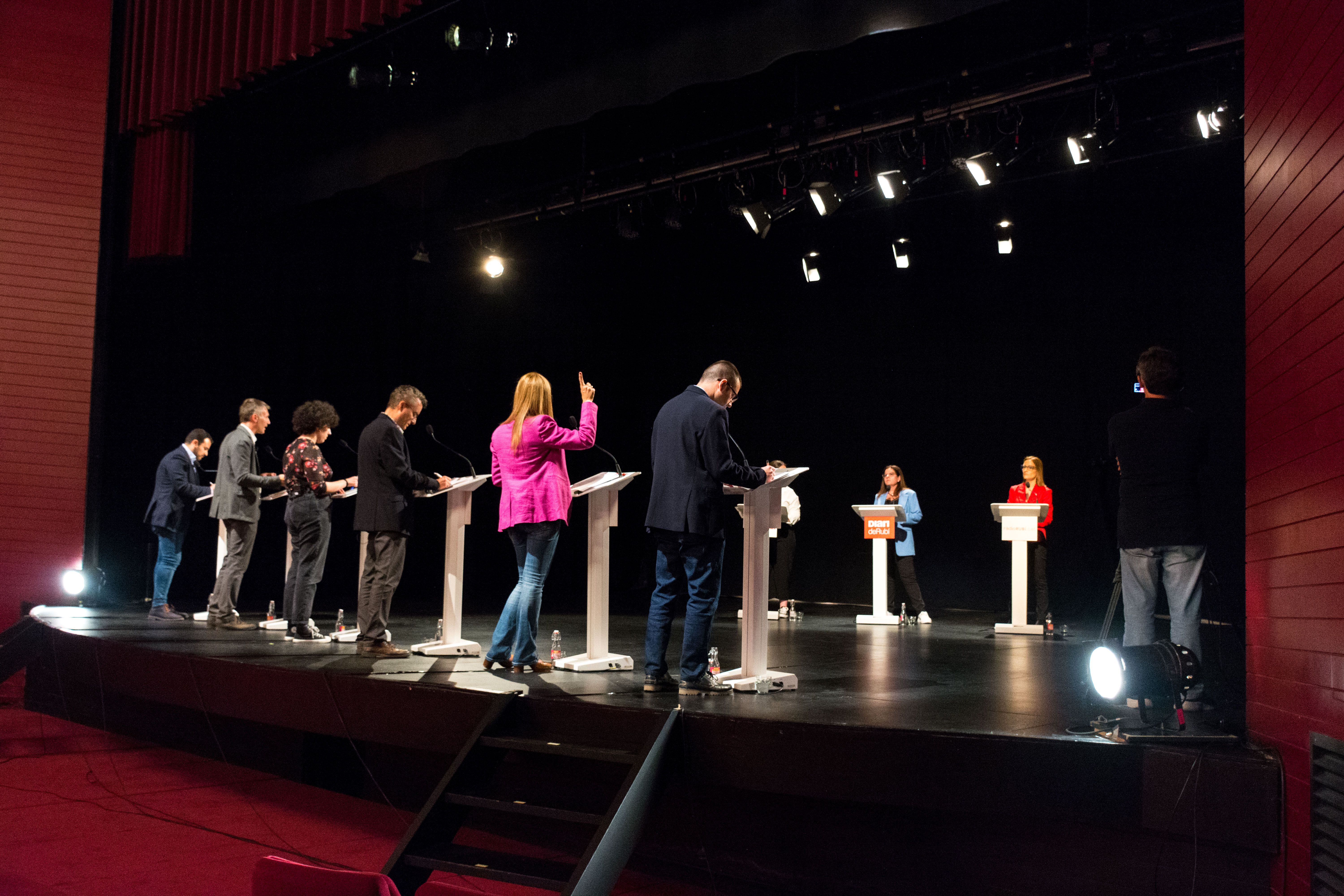 Debat electoral a Rubí 2023. FOTO: Carmelo Jiménez
