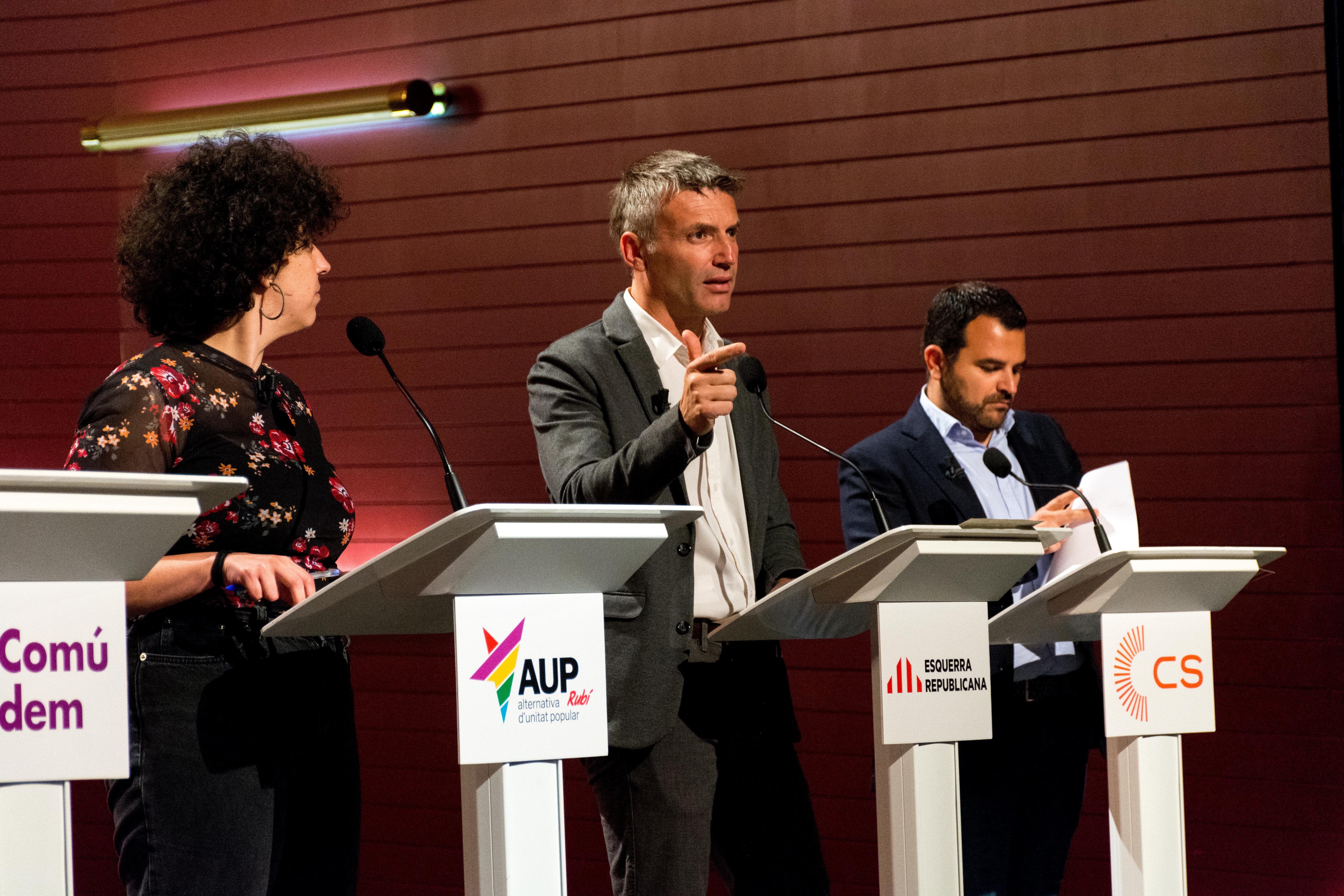 Debat electoral a Rubí 2023. FOTO: Carmelo Jiménez