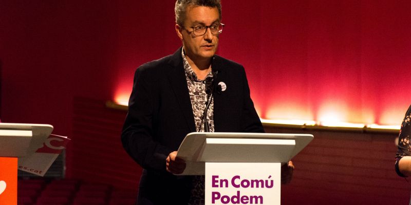 El candidat d'En Comú Podem, Andrés Medrano. FOTO: Carmelo Jiménez