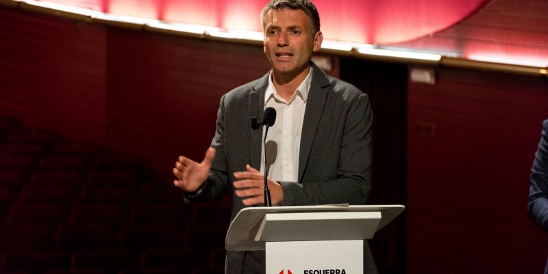 El candidat d'ERC, Xavier Corbera. FOTO: Carmelo Jiménez