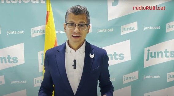 Ivan Vila, candidat de Junts Rubí. FOTO: Debat electoral