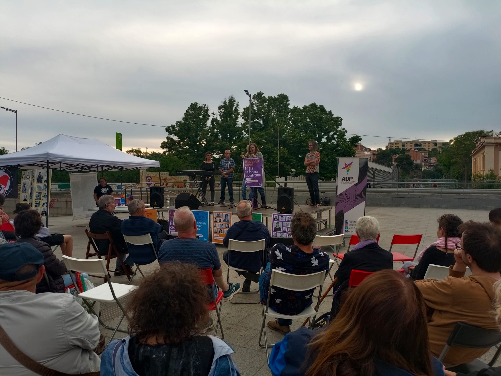 L'AUP destaca que són "l'única alternativa" durant el seu acte central de campanya. FOTO: Cedida L'AUP destaca que són "l'única alternativa" durant el seu acte central de campanya. FOTO: Cedida