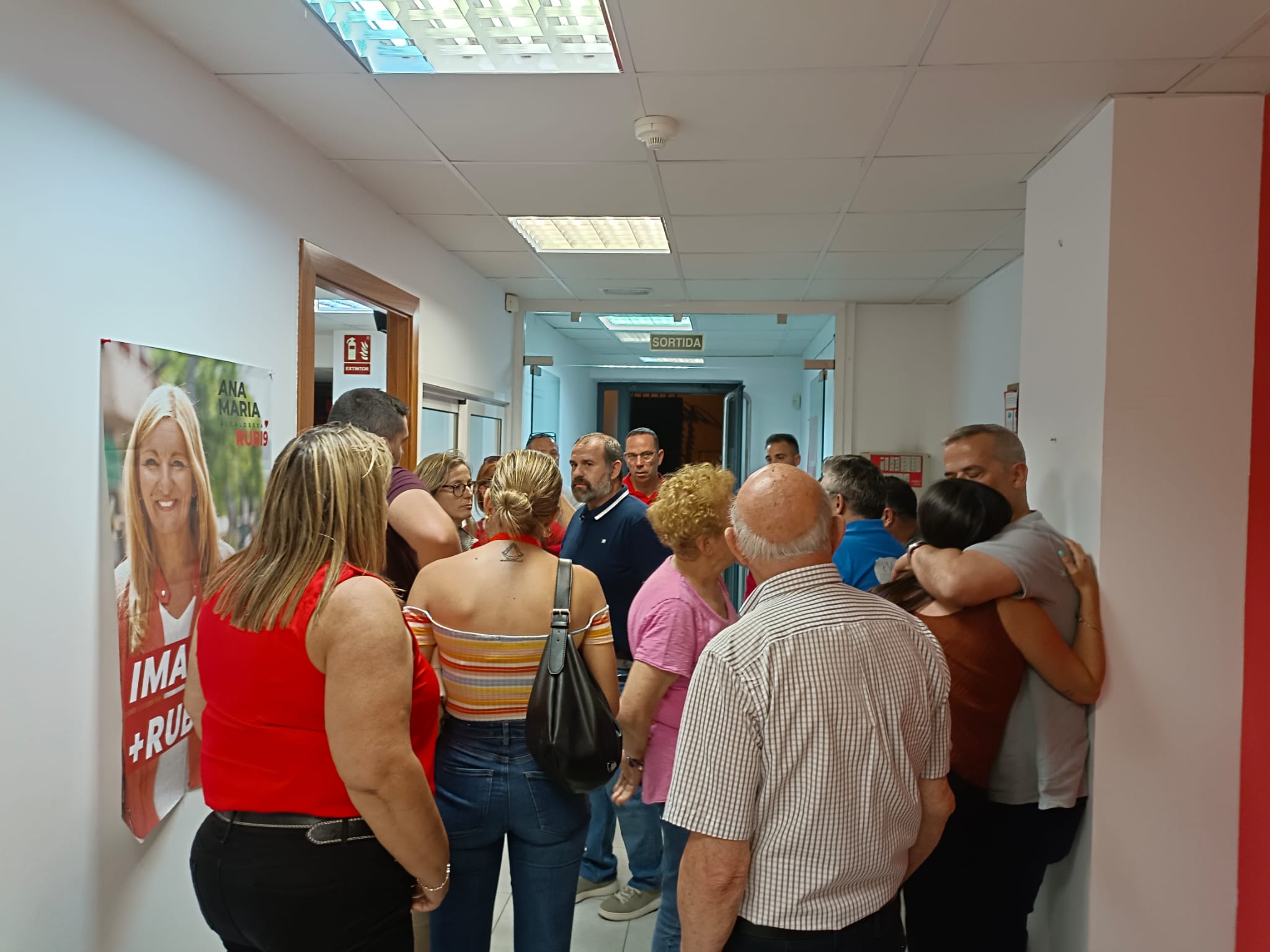 La seu del PSC Rubí. FOTO: Cedida.