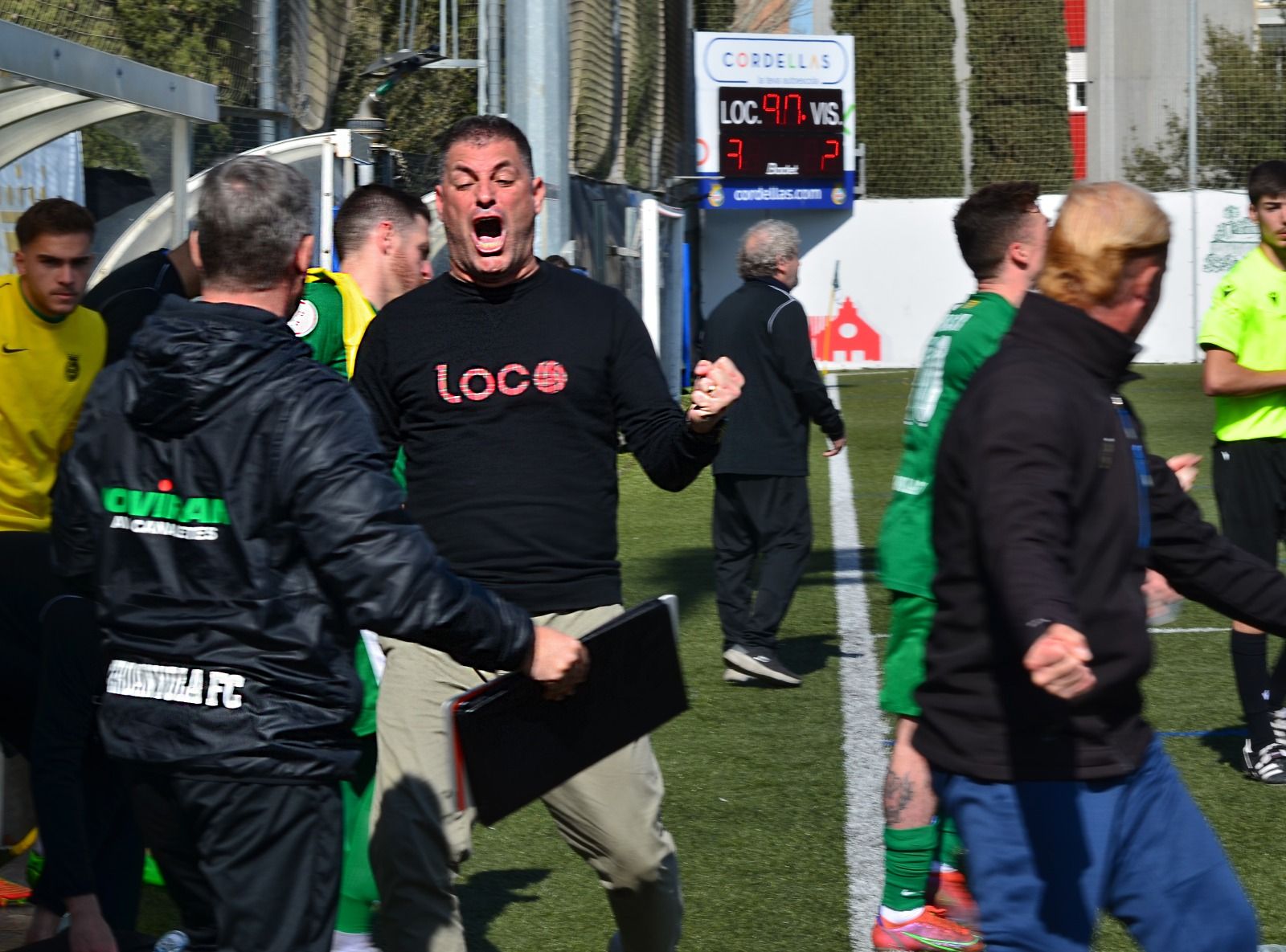 Oliver Ballabriga va agafar l'equip a l'octubre, amb la temporada ja començada. FOTO: Cerdanyola FC