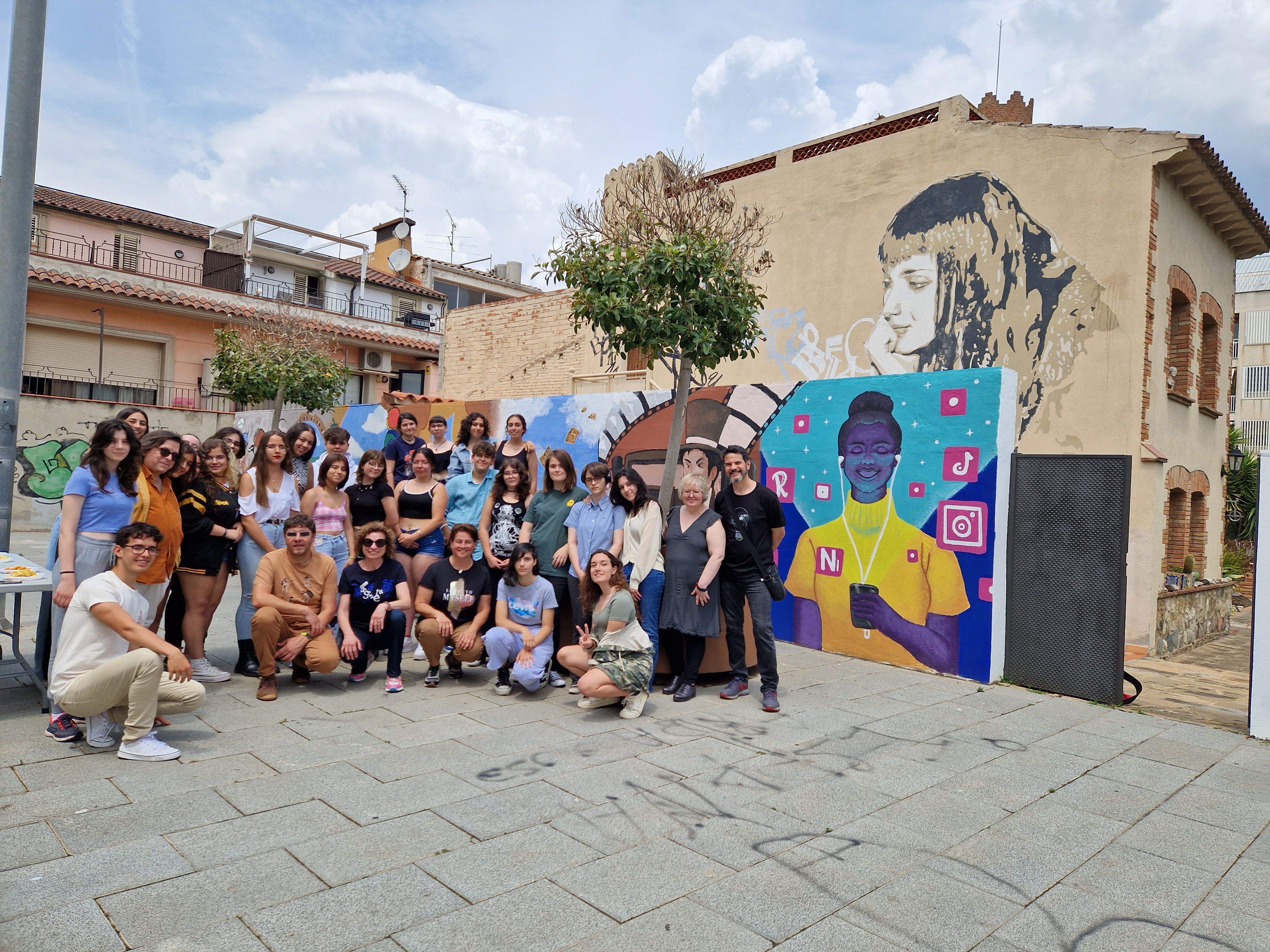 Nou mural al Museu Vallhonrat. FOTO: Cedida