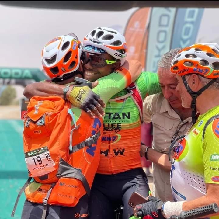 Lester Fernández a la cursa Titan Desert. FOTO: Cedida