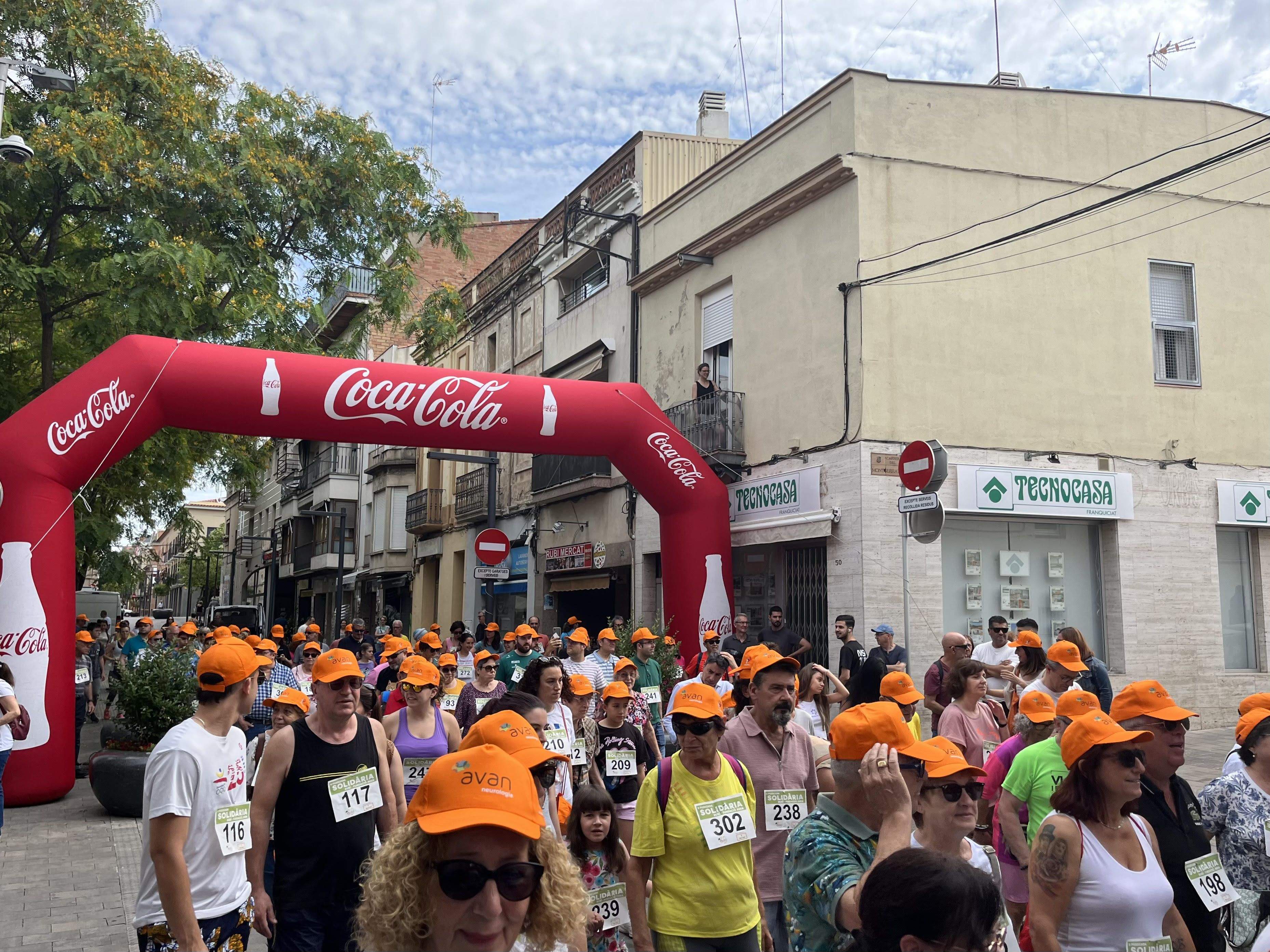 Moment de l'inici de la 2a Passejada Solidària Foto: Pablo Sánchez-Montañés  Moment de l'inici de la 2a Passejada Solidària Foto: Pablo Sánchez-Montañés