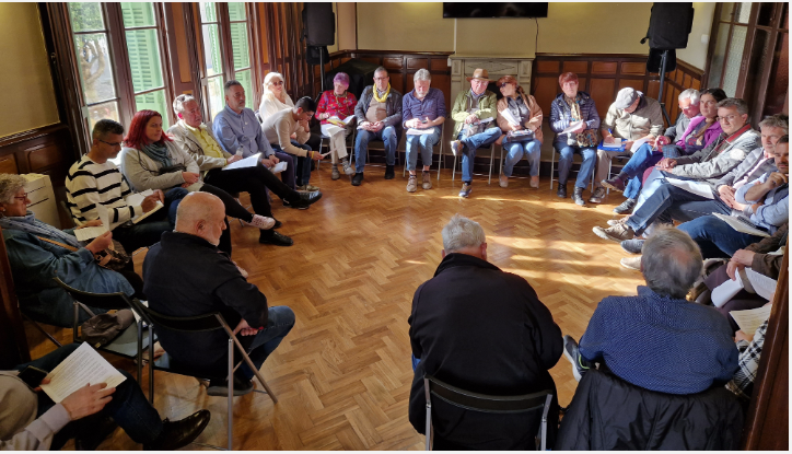 La Coordinadora d'entitats per la Sanitat Pública de Rubí. FOTO: Cedida