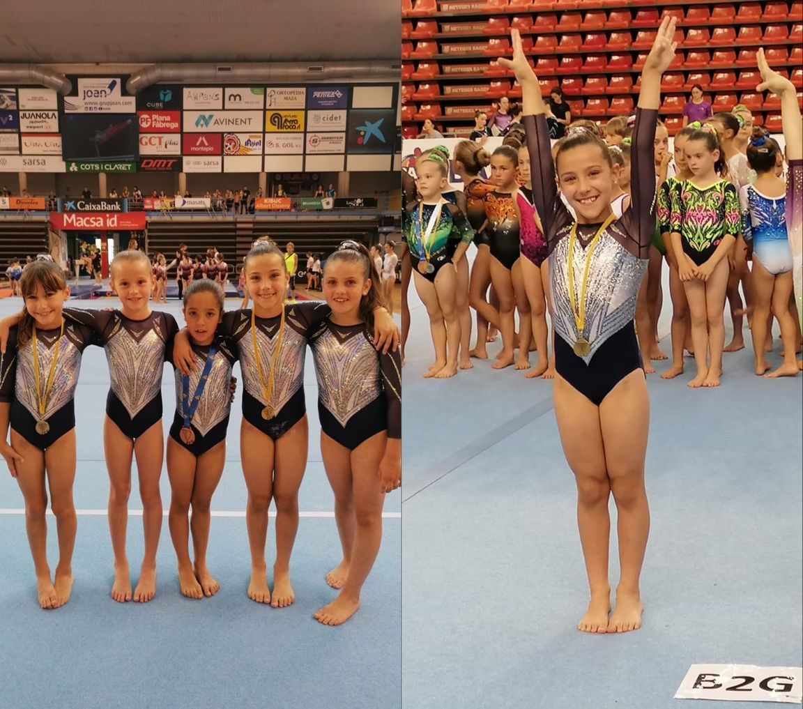 Gimnastes Regina Carmeli. FOTO: Cedida Gimnastes Regina Carmeli. FOTO: Cedida