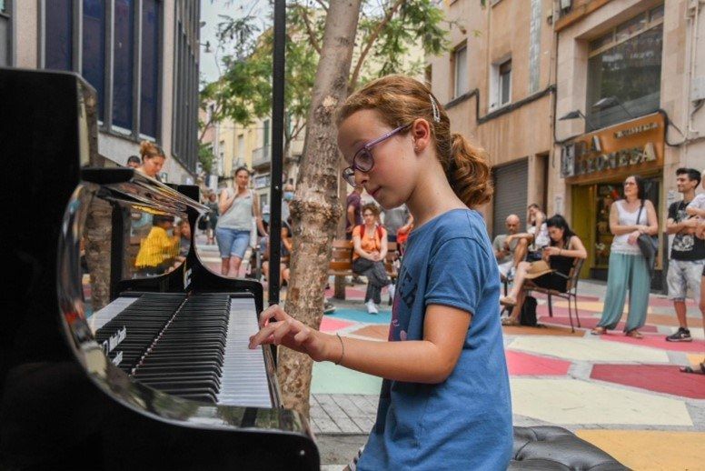 Celebració del Dia Europeu de la Música en una edició anterior. FOTO: Ajuntament de Rubí - Localpres