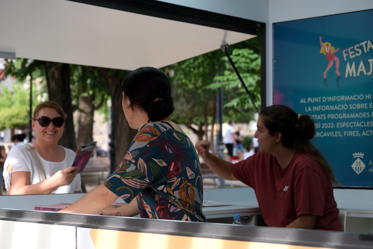 El Punt d’Informació de la Festa Major s’ubicarà a la pl. Pearson. FOTO: Ajuntament de Rubí