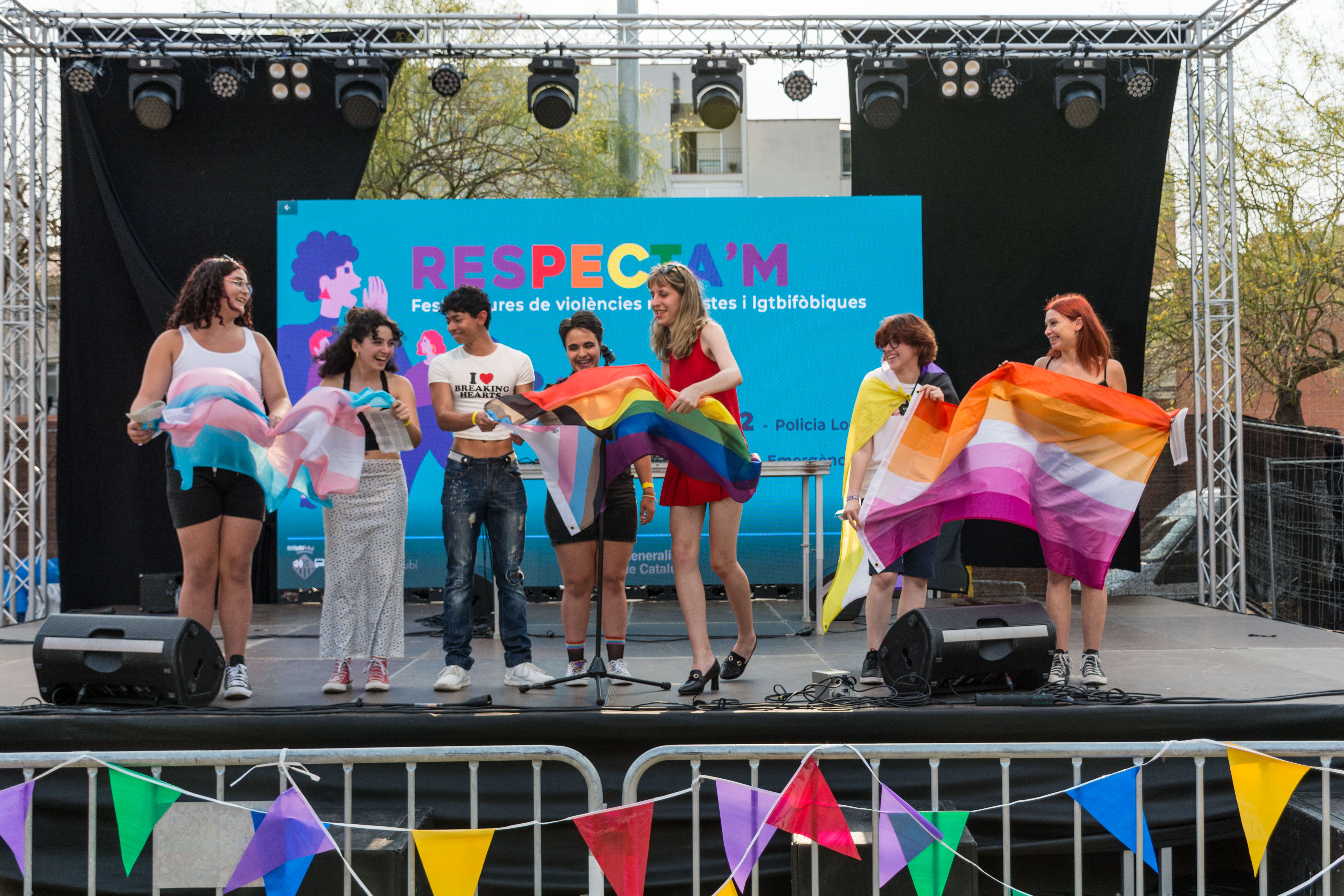 Actes del dia de l'orgull a la Festa Major de Rubí 2023. FOTO: Carmelo Jiménez