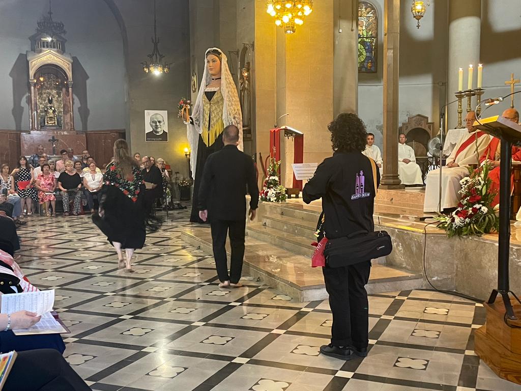 Matí de gegants i missa de Sant Pere Festa Major 2023. FOTO: E.L.