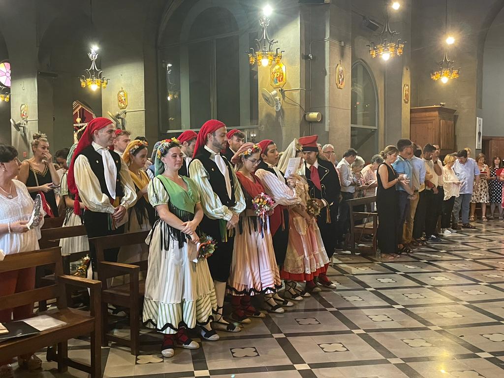 Matí de gegants i missa de Sant Pere Festa Major 2023. FOTO: E.L.