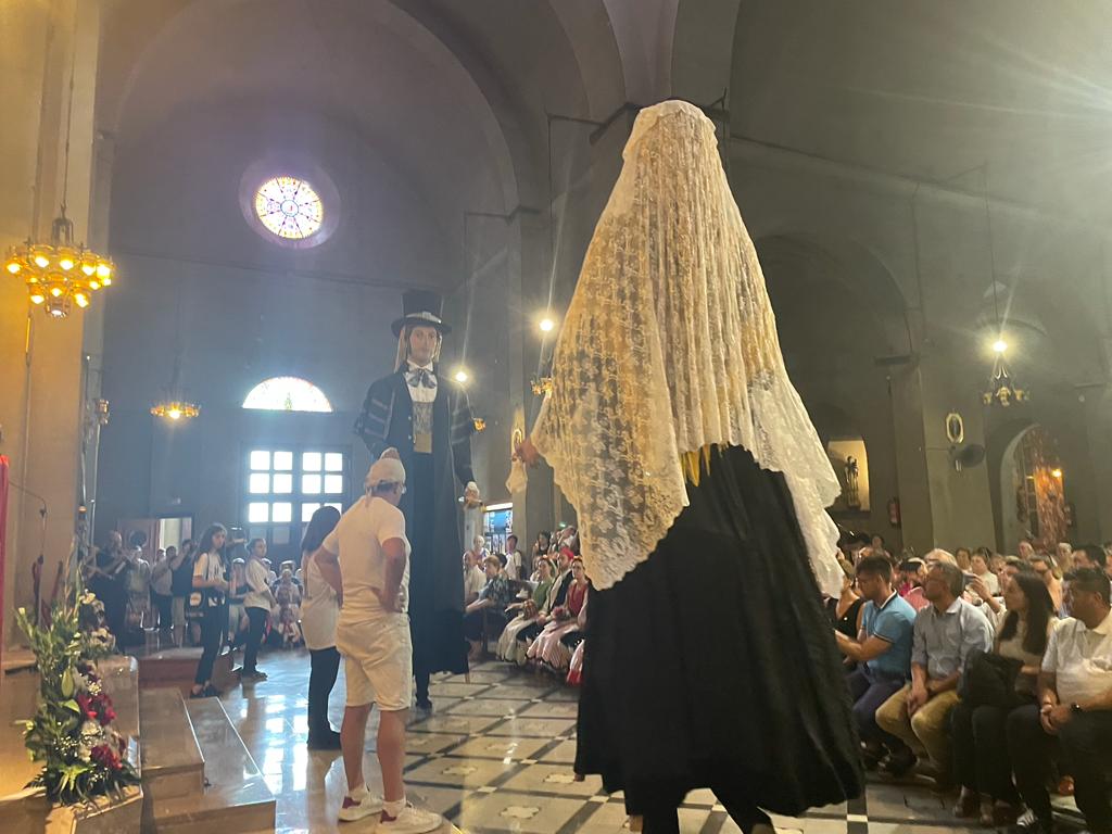 Matí de gegants i missa de Sant Pere Festa Major 2023. FOTO: E.L.