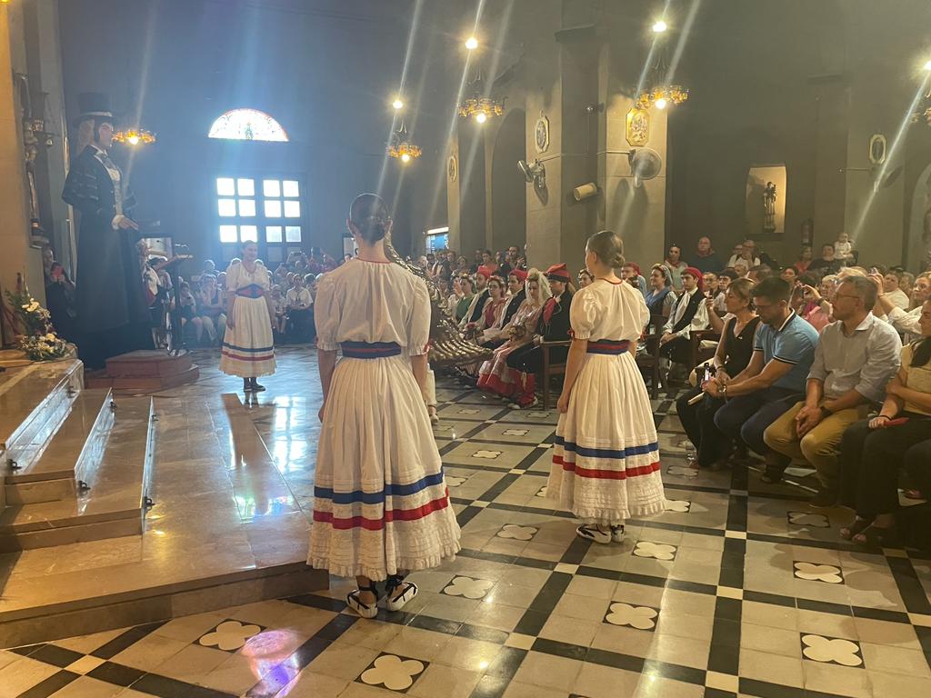 Matí de gegants i missa de Sant Pere Festa Major 2023. FOTO: E.L.