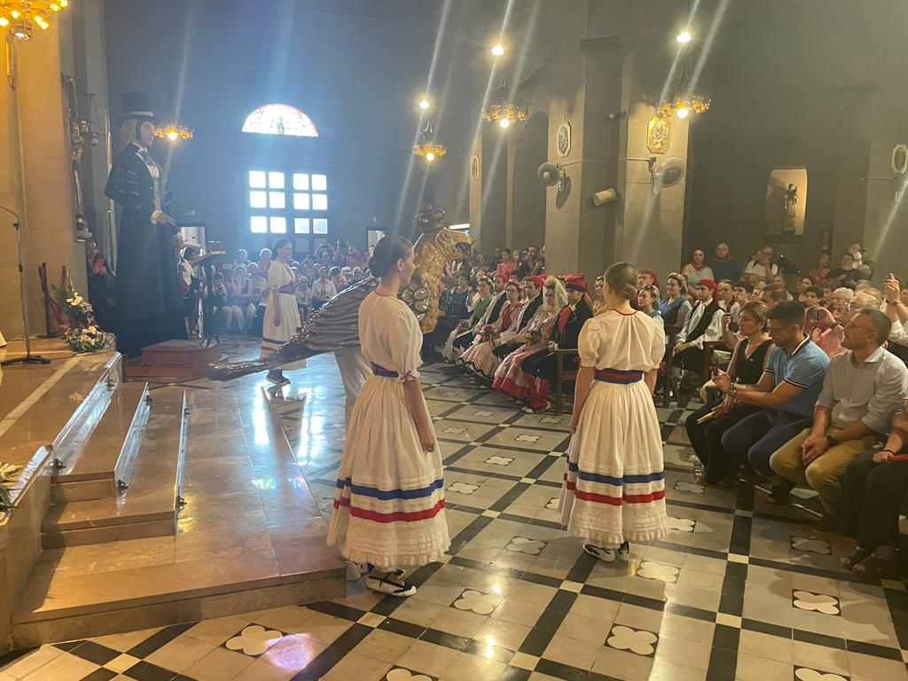 Matí de gegants i missa de Sant Pere Festa Major 2023. FOTO: E.L.