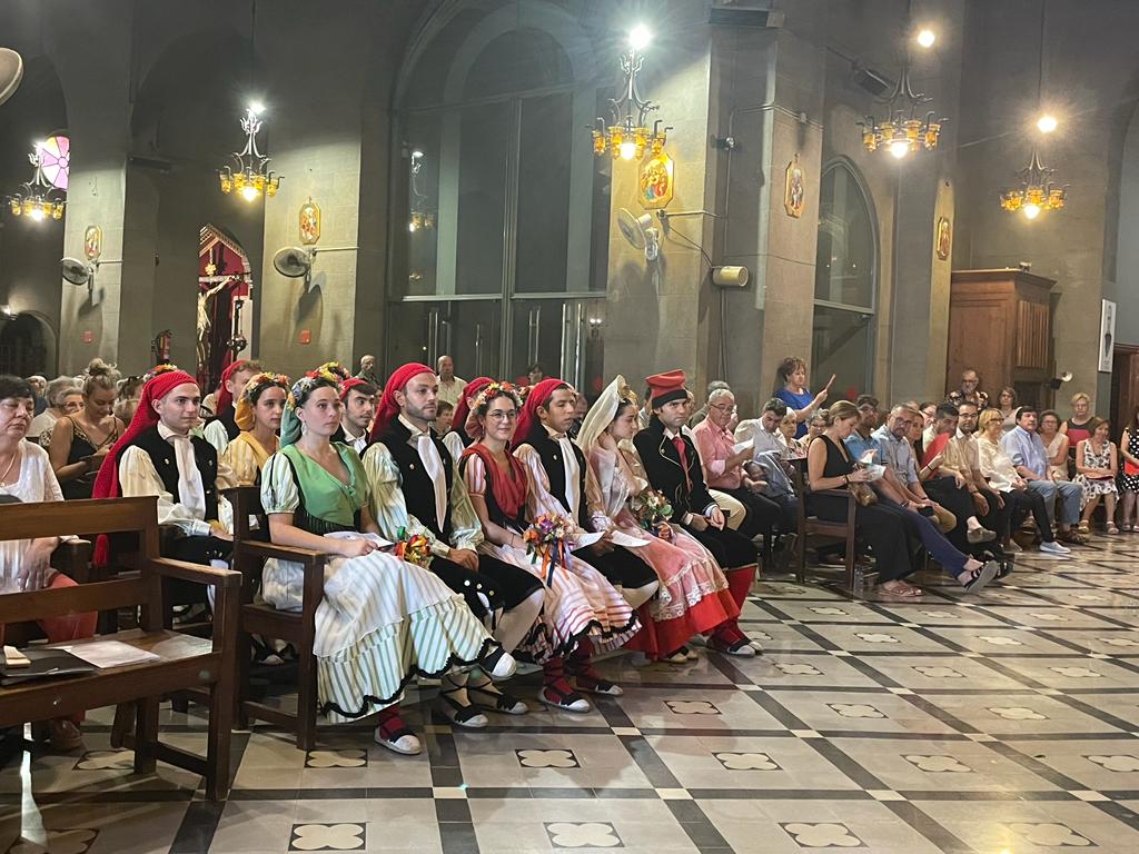 Matí de gegants i missa de Sant Pere Festa Major 2023. FOTO: E.L.