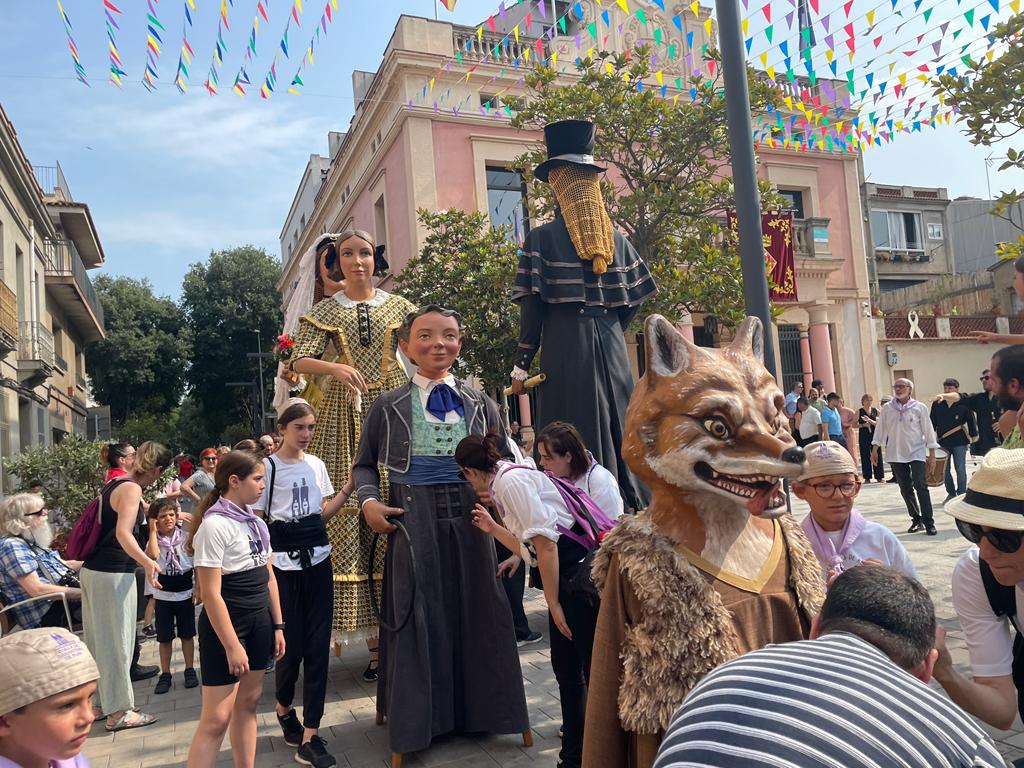 Matí de gegants i missa de Sant Pere Festa Major 2023. FOTO: E.L.