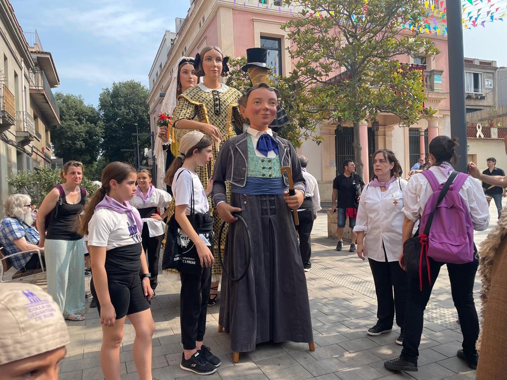 Matí de gegants i missa de Sant Pere Festa Major 2023. FOTO: E.L.