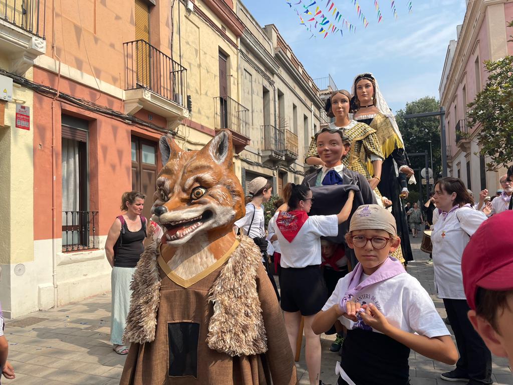 Matí de gegants i missa de Sant Pere Festa Major 2023. FOTO: E.L.