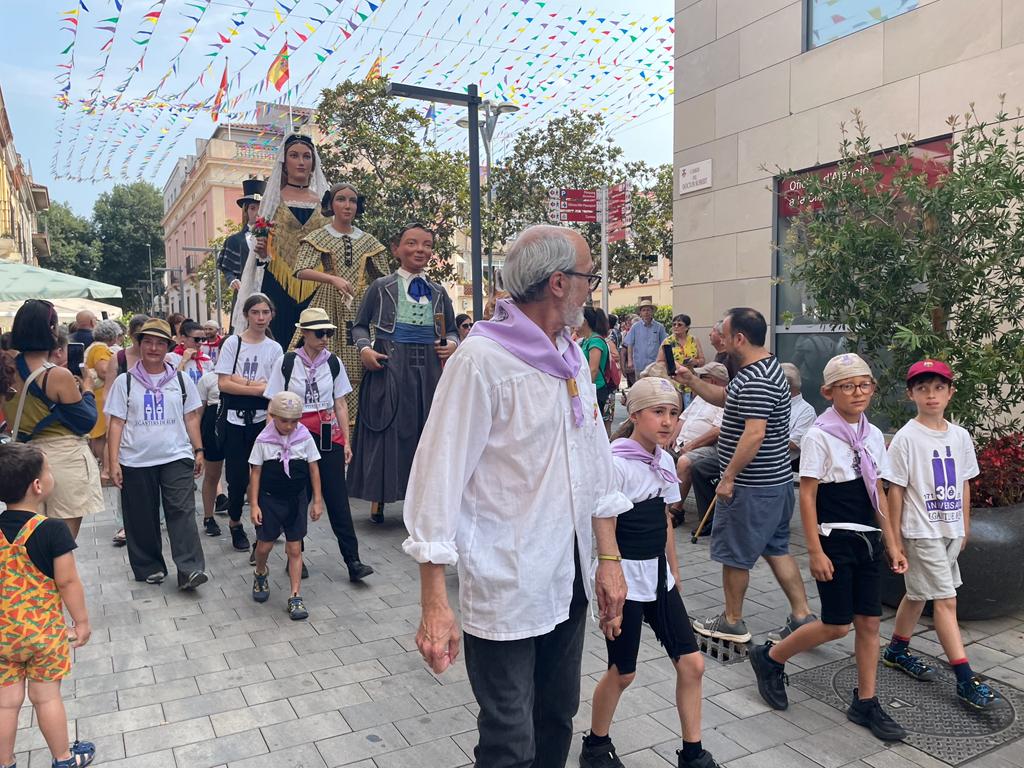 Matí de gegants i missa de Sant Pere Festa Major 2023. FOTO: E.L.