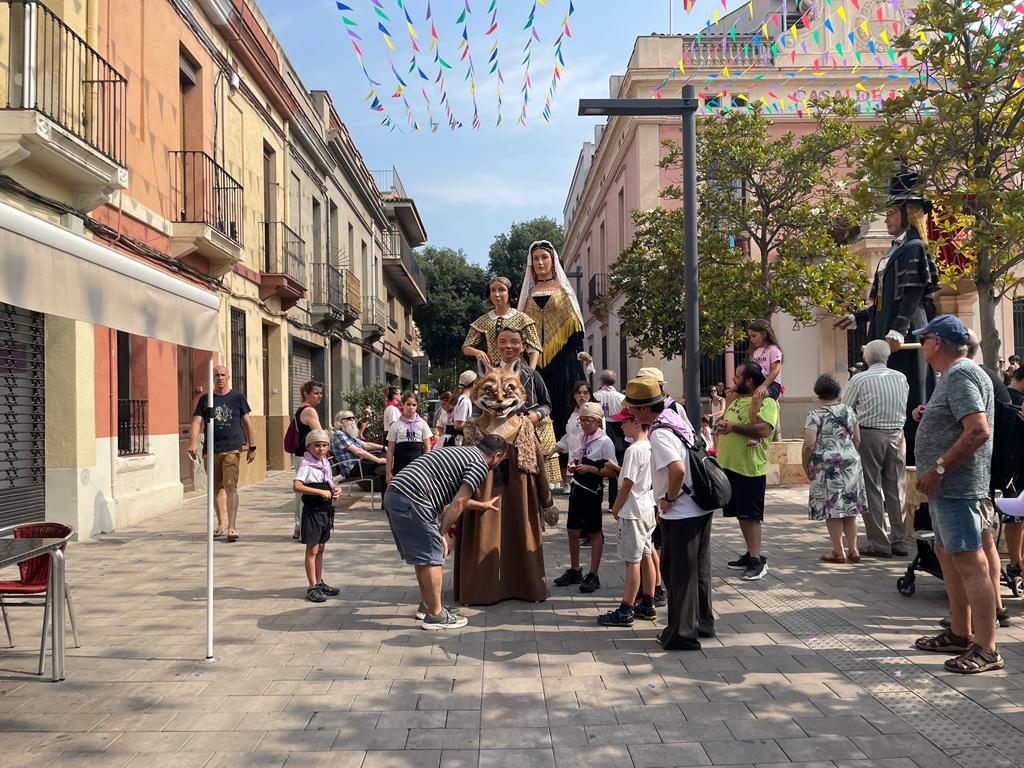 Matí de gegants i missa de Sant Pere Festa Major 2023. FOTO: E.L.