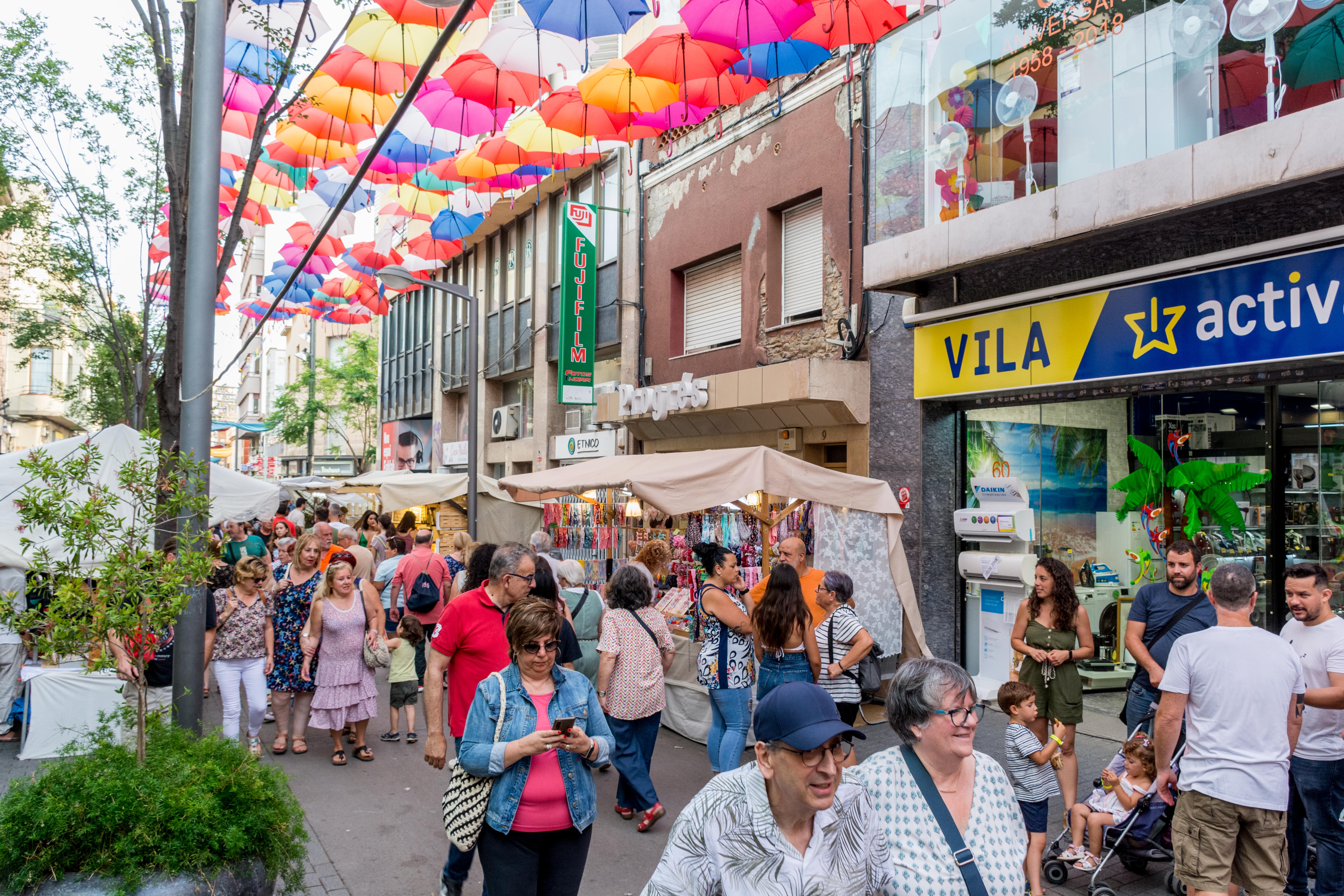 Fira d'atraccions i mercat de la Festa Major. FOTO: Carmelo Jiménez