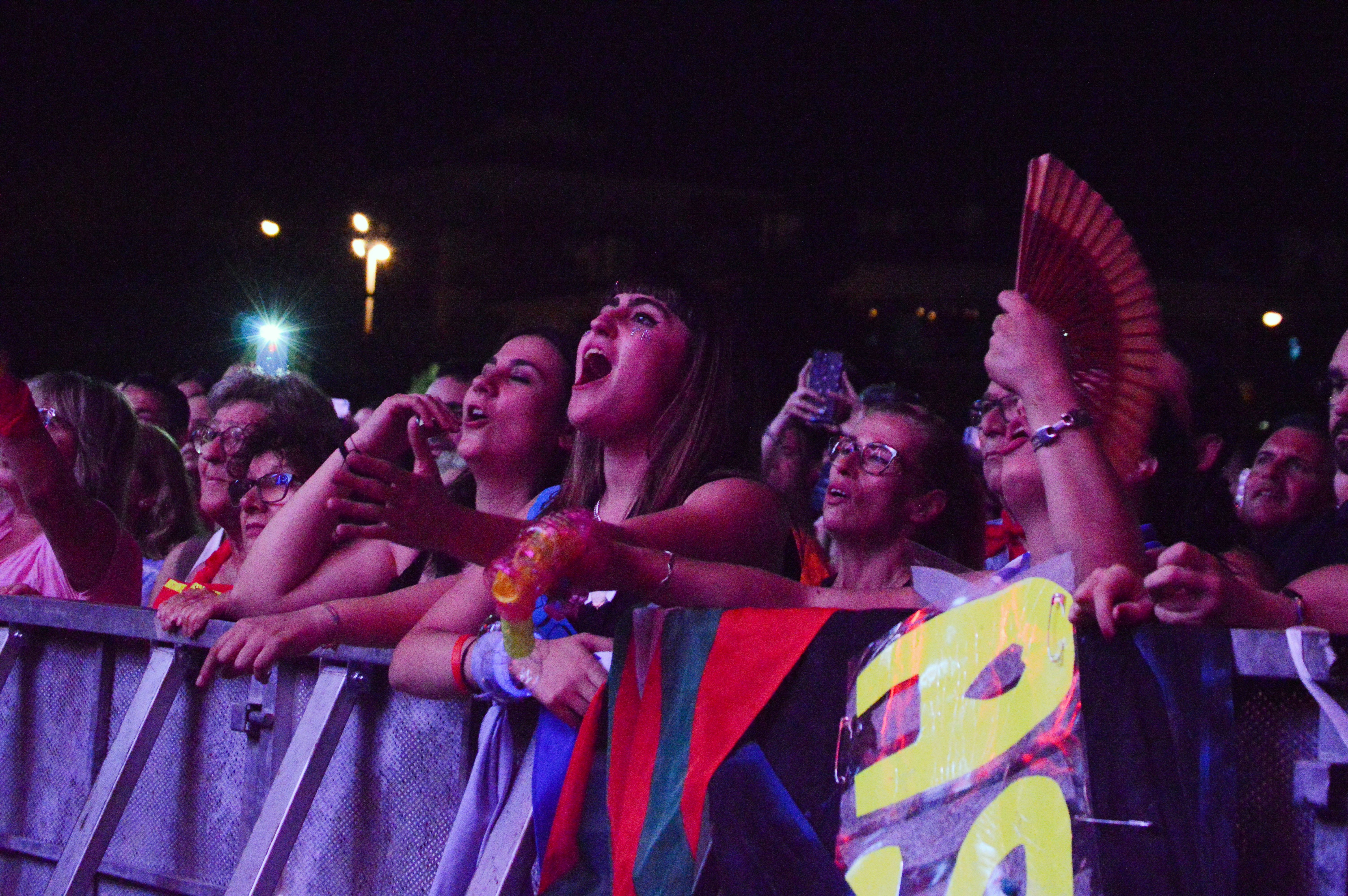 Concert de David Bustamante a l'Escardívol Festa Major 2023. FOTO: Nora Muñoz