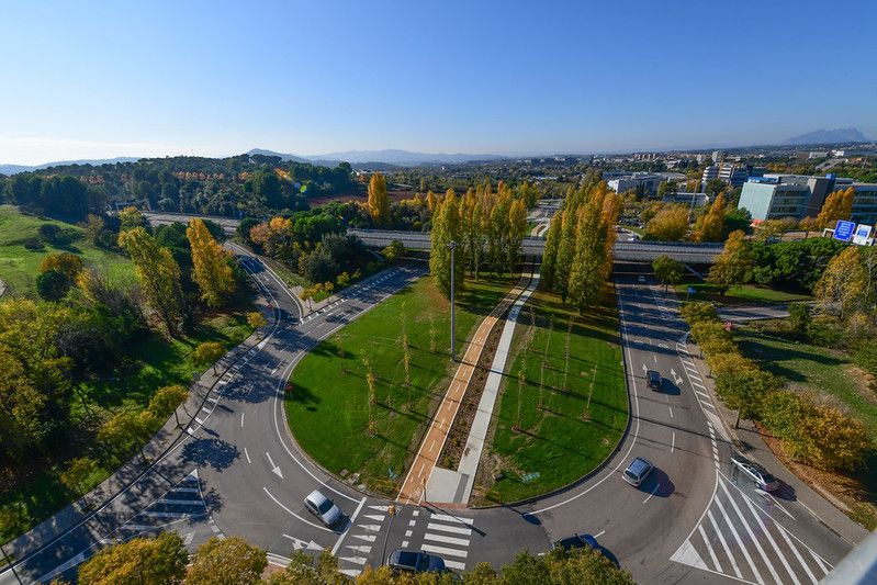 El tram anirà en paral·lel a la carretera de Rubí. Foto: Localpres